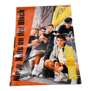 New Kids on the Block Poster Book Large 1990 Vintage 20 Posters NKOTB